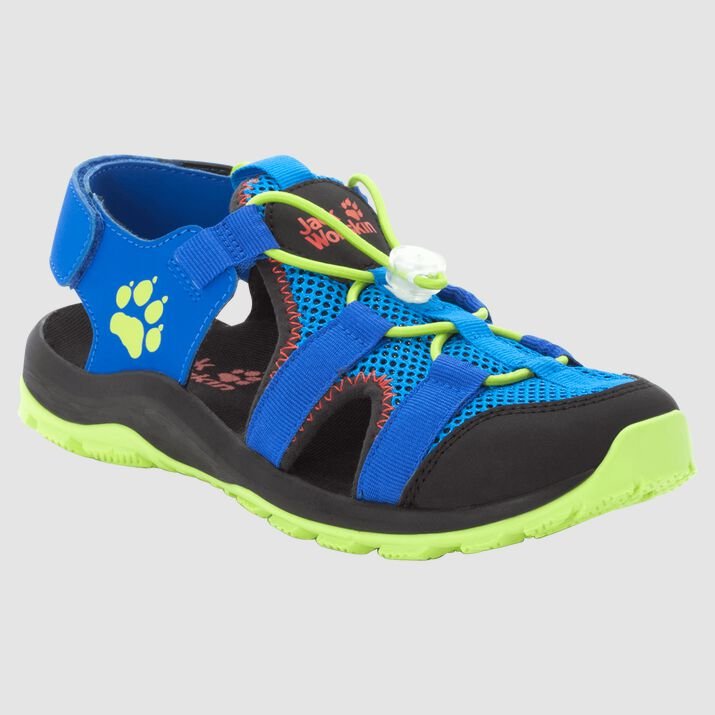 Sandalias Jack Wolfskin Outdoor Action Niños Azules/Verdes Claro Mexico-1149583